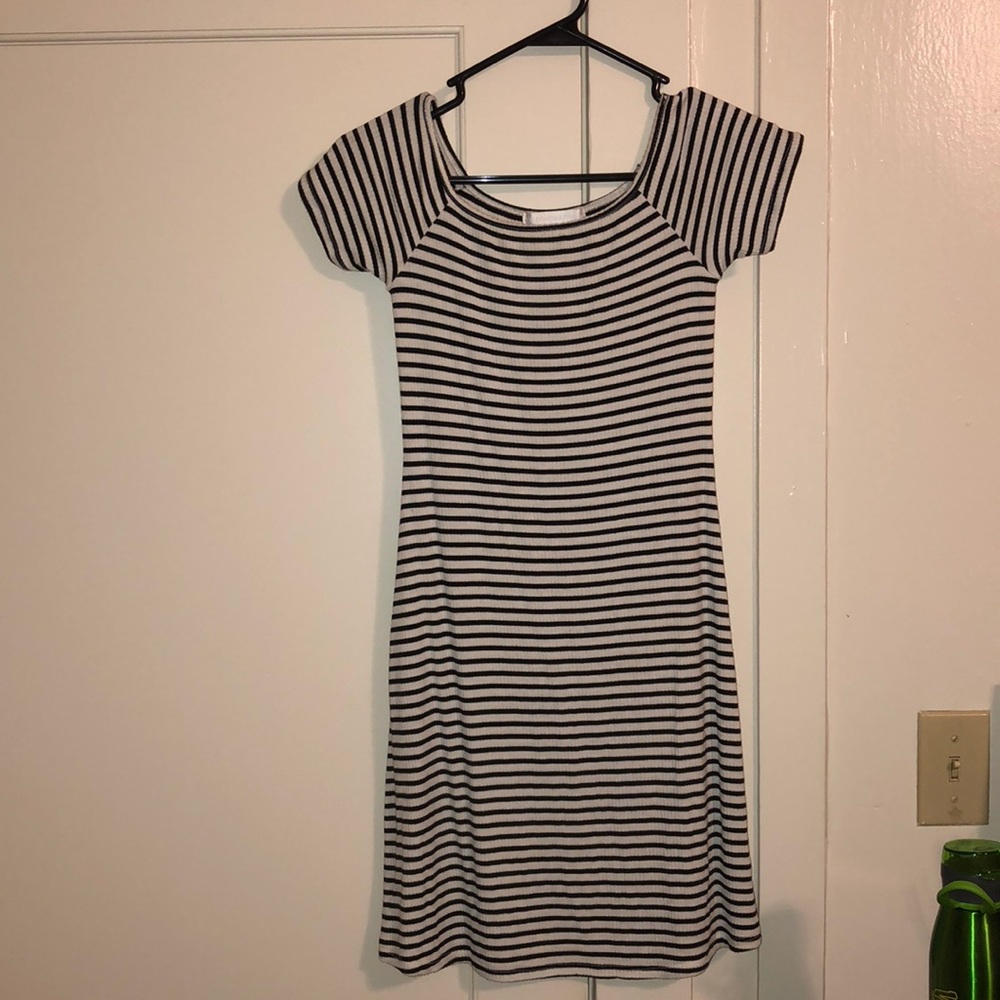 striped dress